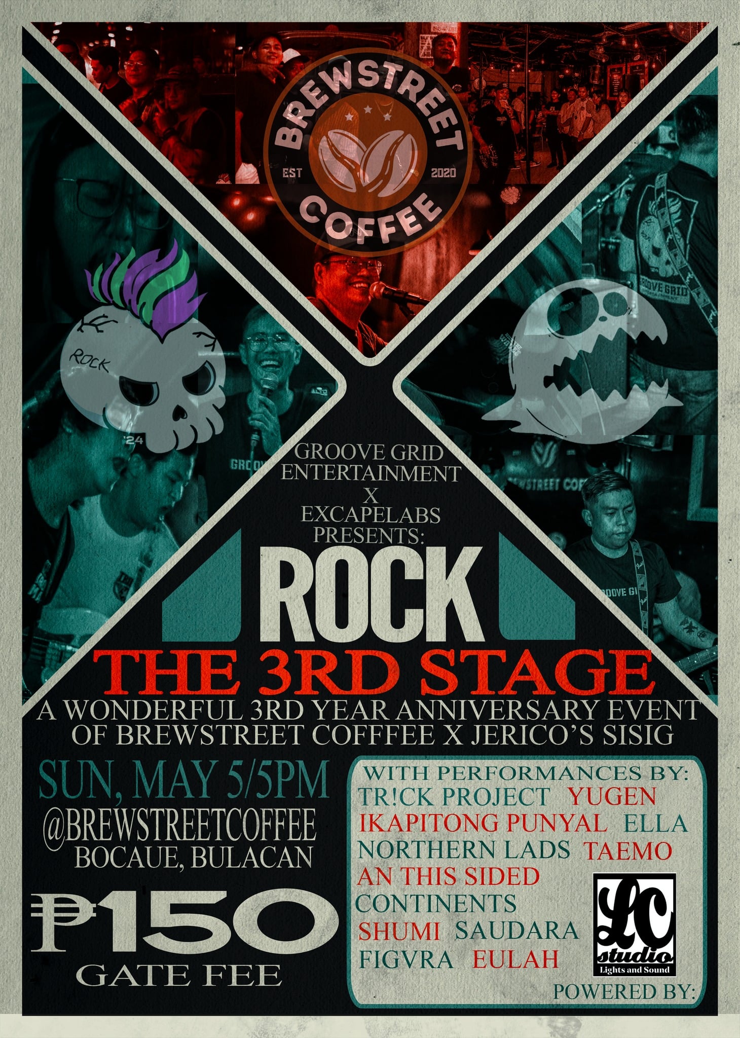 Rock the 3rd Stage Lit Up Brewstreet Coffee’s 3rd Anniversary
